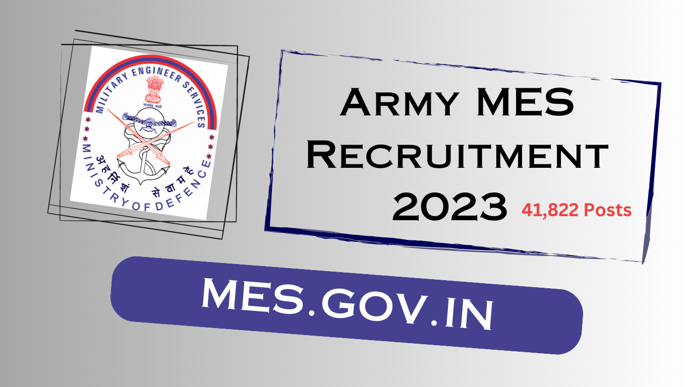 Army MES Recruitment 2023