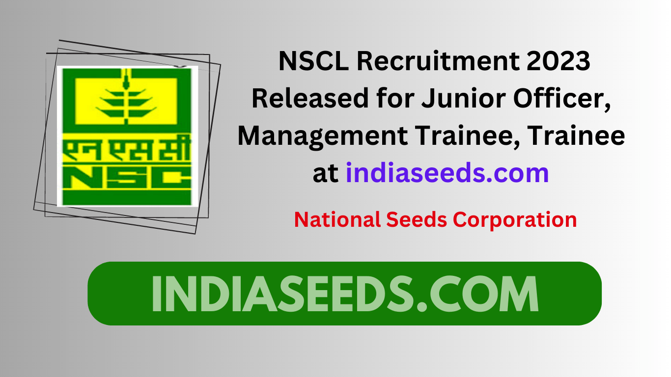 NSCL Recruitment 2023